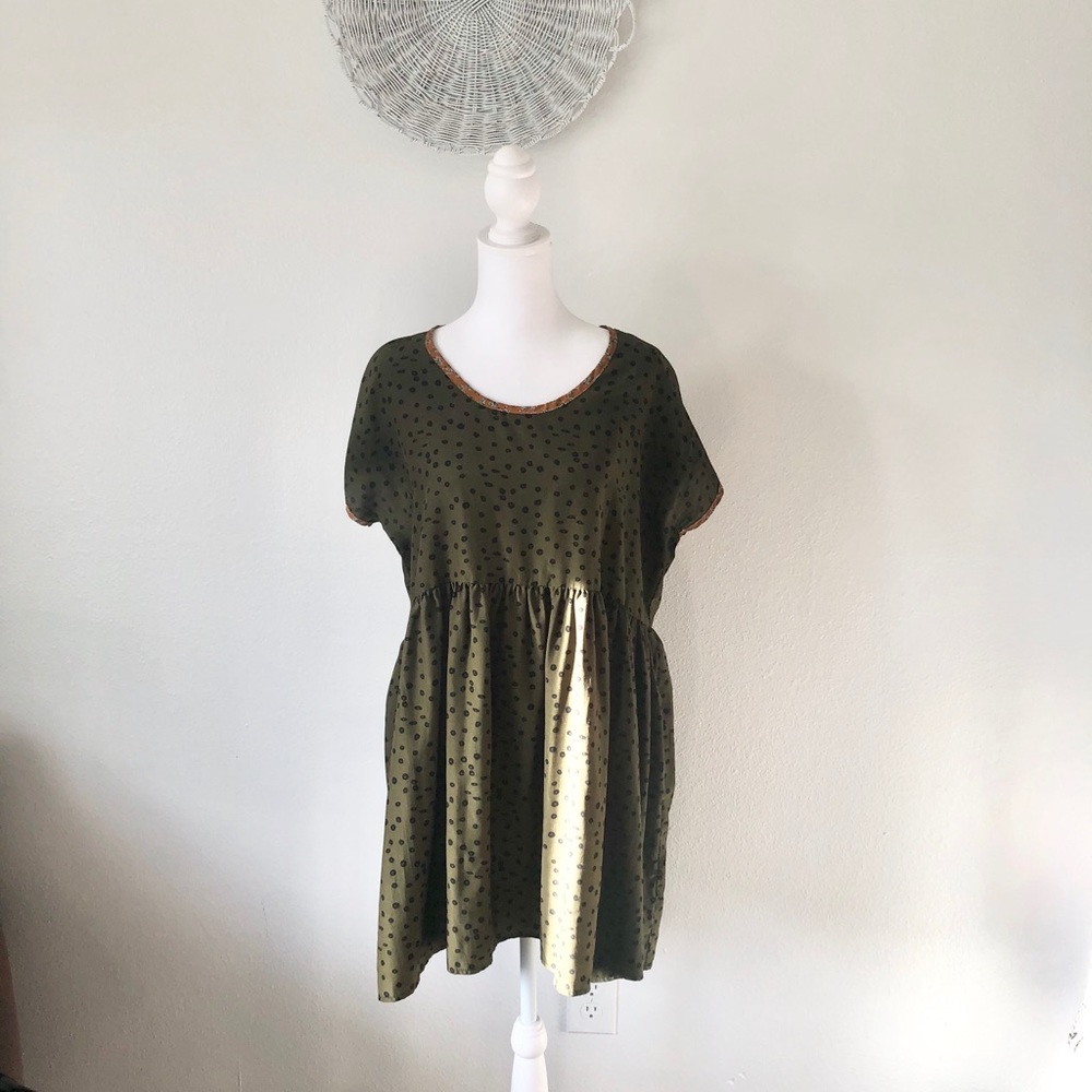 Urban Renewal Recycled fabric fit and flare dress